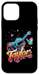 iPhone 12 mini Taylor First Name I Love Taylor Birthday Girl Y2K Groovy Case