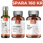 Longevity paketet - Upgrit NAD Komplex, Vila och C8 MCT-olja 100 ml