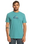 Quiksilver Homme Comp Logo T shirt, Brittany Blue, XS EU