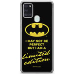 ERT GROUP mobile phone case for Samsung A21s original and officially Licensed DC pattern Batman 062 optimally adapted to the shape of the mobile phone, case made of TPU