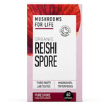 Mushrooms For Life Organic Reishi Spore - 60 Capsules