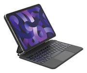 Belkin Connect Pro - Tastatur Og Folioveske (Verneeske) - With Magnetic Stand - Med Styreplate - Bakbelysning - Trådløs - Bluetooth - Qwertz - Tysk - For Apple 10.9-Inch Ipad Air Wi-Fi, Wi-Fi + Cellular  11-Inch Ipad Pro Wi-Fi, Wi-Fi + Cellular