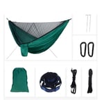 A/N Voyage Bug Net Camping Hamac | secado rápido Del paracaídas Un prueba de moustiques al Aire Libre Hamaca | Para acampar, viaje Vert foncé