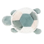 Nattou Peluche d'Activités en Polyester, Peluche en Tortue avec Hochet, Couineur et plus, env. 20 cm, Lapidou, Vert