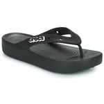 Crocs Flip-flops Classic Platform Flip W Svart dam