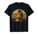 Black Crow Retro Bird Watching Gift Idea Raven Crows T-Shirt