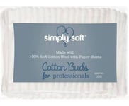 Simply Soft Cotton Buds 100% Cotton x 2 (400 BUDS)