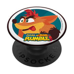 Crash Team Rumble Battle Arena Crash Bandicoot Vintage Badge PopSockets PopGrip Interchangeable