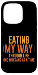 Coque pour iPhone 14 Pro Eating My Way Through Life One Mukbang At A Time