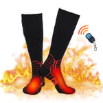 Dr.Warm Heated Socks,7.4V 2600MAH Electric Rechargeable Battery Heated Socks for Men Women, Thermal Insulated Foot Warmer for Winter Ski Camping Hunting Motorcycle, Heated up to 3.5-8 H