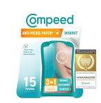 Compeed - Anti-Pickle* Patch Discret – Nettoie, masque et protège – Patchs pour boutons hydrocolloïdes* - Idéal pour une utilisation de jour – Pour les zones ciblées - 15 patchs - 1.5x1.5cm