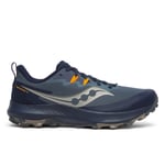 Saucony Men's Peregrine 14 Dusk/Navy, 44.5