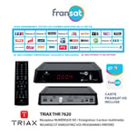 TERMINAL SATELLITE NUMÉRIQUE HD FRANSAT TRIAX THR 7620 - CARTE FRANSAT HD INCLUSE