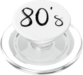 Costume de déguisement années 80 - Tenue de fête rétro des années 80 PopSockets PopGrip pour MagSafe