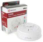 Aico EI3028 Multi-Sensor Fire Alarm Heat & Carbon Monoxide Mains /Battery Backup