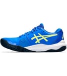 ASICS Homme Gel-Challenger 14 Padel Sneaker, Illusion Blue/Glow Yellow, 50.5 EU