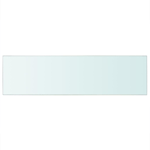 vidaXL Hyllplan glas genomskinlig 90x25 cm Transparent