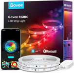 Govee RGBIC LED Strip Light 20M, Smart LED Strip Lights for Bedroom, Bluetooth LED Strip APP Control, DIY Multiple Colors on One Line, Music Sync