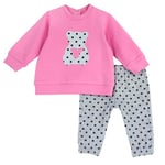 Chicco, Tenue Gym Fille, Ensemble avec Pantalon Enfant Confortable et Pull, en Tissu Doux Lavable en Machine, Vêtements Bébé Fille et Fille, Conçu en Italie