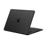 BlueSwan Case compatible for 2021-2024 MacBook Pro 16 inch M4 A3403 A3186 M3 A2991 M2 A2780 M1 A2485 Pro/Max with Touch ID, TPU Frame + Ultra-thin PC Matte Protective Cover, Frosted Black