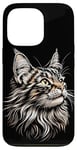 Coque pour iPhone 13 Pro Maine Coon Chat Cat Amoureux des Chats Maine Coon Doux