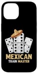 iPhone 14 Mexican Train Master Domino Player Dominoes Lover Game Mens Case