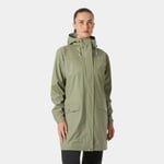 Helly Hansen Dame Moss Vanntett Regn Frakk Grønn Xs