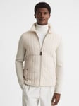 Reiss Tosca Long Sleeve Through Quilted Jacket