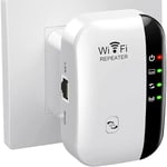 WiFi-förstärkare 2023 - Nyaste, med Ethernet-port, snabb installation, trådlös signalförstärkare för hemmet