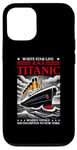 Coque pour iPhone 13 Titanic White Star Line RMS Bateau Stuff Garçons Enfants Hommes