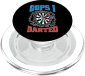 Oops I Darted Erreur du joueur de fléchettes ---- PopSockets PopGrip pour MagSafe