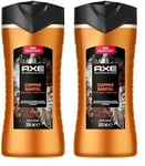 Axe Fine Fragrance Collection Gel douche Copper Santal Premium Body Wash pour 12 h de fraîcheur longue durée donne un parfum spectaculaire sous la douche 300 ml (Lot de 2)