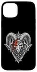 Coque pour iPhone 15 Plus Pentagramme occulte Baphomet Satan Païen Gothique Death Metal