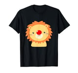 Red Nose Lion Funny Kids Red Nose 2024 Boys Girls T-Shirt