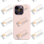 Coque Silicone iPhone 14 Pro Max Rose Craie