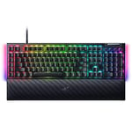 Razer BlackWidow V4 - Clavier Gaming mécanique avec Razer Chroma RGB (Switches mécaniques Jaunes Razer, 6 Touches macros dédiées, Touches ABS à Double Injection) US-Layout | Noir