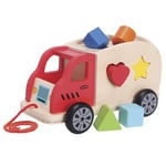 New Classic Toys New Classic Toys Camion Jeu Éducatif pour Enfants, 564, Multi Color, Forme triant la voiture