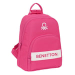 Vapaa-ajan reppu Benetton Raspberry, 13 l, pinkki