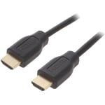 Cable hdcp hdmi 2.0 male des deux cotes 2m noir