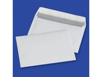 Office Products Envelopes With Silicone Tape Office Products, Hk, C6, 114X162mm, 80Gsm, 1000Pcs, White