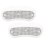 2Pcs Anti Snoring Devices White Safe Comfortable Reusable Reliable Anti Snor SDS