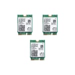 3X pour 9461NGW WiFi Card AC 9461 2.4G/5G Dual Band 802.11AC M2 Key E CNVI Adaptateur Sans Bluetooth 5.0