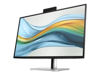 Hp 527Pm - Series 5 Pro - Led-Skjerm - 27" - 2560 X 1440 Qhd @ 100 Hz - Ips - 350 Cd/M² - 1500:1 - 5 Ms - Hdmi, Displayport, Usb-C - Høyttalere - Kullsort, Naturlig Sølv (Stativ), Jet Black (Stand) - Smart Buy