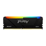 Mémoire vive - KINGSTON - FURY Beast RGB - 16GB - DDR4 3600 - ECC - CL16