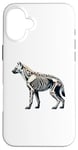 iPhone 16 Plus X-ray Hyena Body Anatomy Radiography Skeleton Case