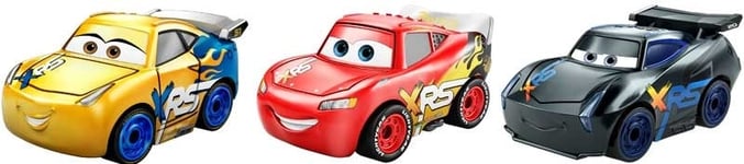 Disney Pixar Mini Racers 3-pack Golden Cruz Ramirez Lighting McQueen Jackson Storm