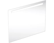 Spegel med belysning IFÖ Option basic square silver 90x70 cm varmvit IP44 LED 8942087