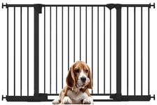 Bettacare Dog Safety Gate, SafeStep Pet Pressure Gate, Black, 152cm - 159cm