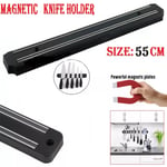 55cm Magnetic Knife Rack Holder Kitchen Utensil Storage Bar Strip Wall Mounted