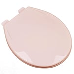 Bath Décor 2Q1R6-20 Builder Grade Slow Close Plastic Toilet Seat with Vari-Adjust R'N'C Hinge and Quik-Lok Mounting Hardware, Venetian Pink